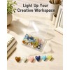 30Pcs Heart Decorative Push Pins, Cute Thumb Tacks for Cork