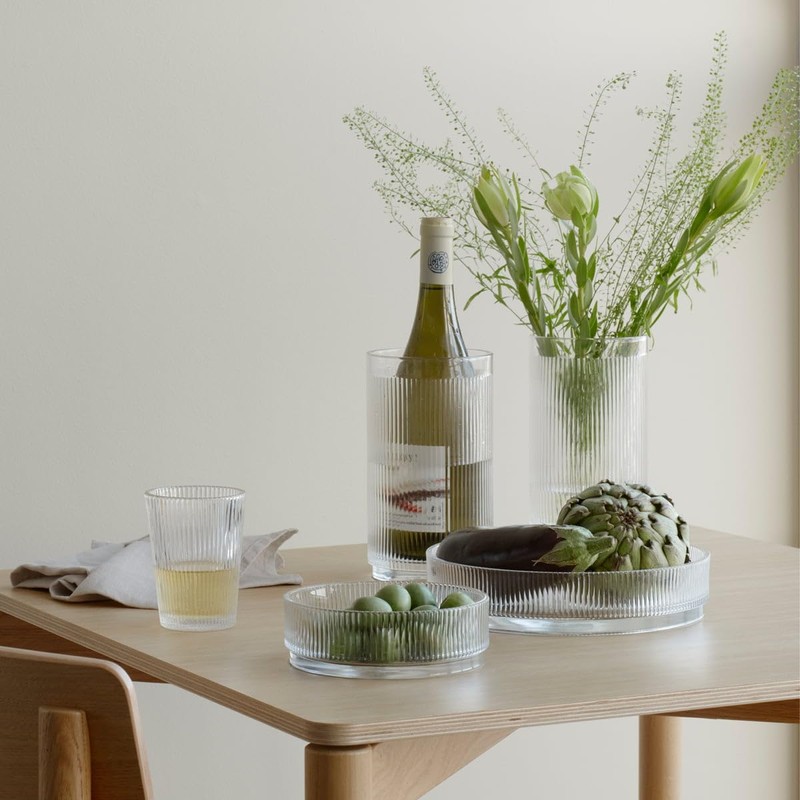 Stelton - Pilastro Serving Bowl, Diameter 21 cm, Transparent