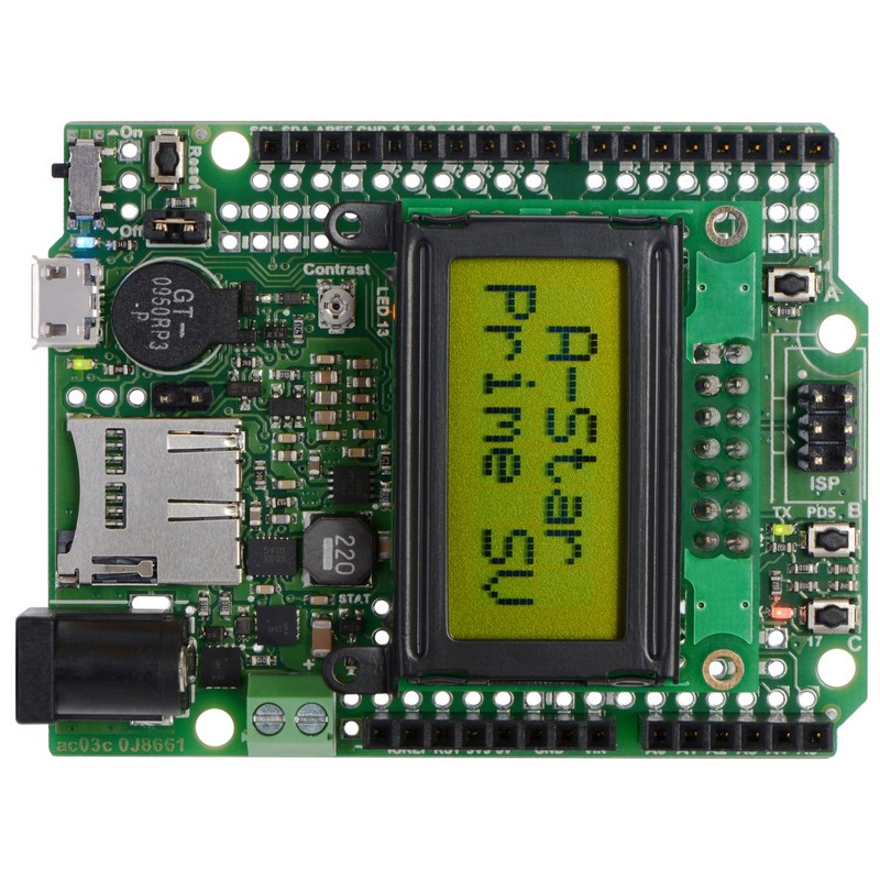 Pololu A-Star 32U4 Prime SV microSD with LCD (3115)