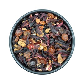 GRANDMA's FRUIT BASKET - 8 Ounce - FRUIT TEA - Organic Vegan Natural Caffeine Free Loose Leaf Tisane Super Delicious Fruity Mix - Aroma Blast - Hot and Iced - PRIME TEA (8 Ounce)