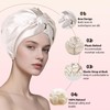 Waymaytecy Silk Hood for Sleeping, Headwear, Silk Bonnet, Adjustable with