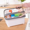 Minky Storage Caddy, White, One Size