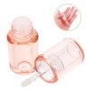 Baluue 6pcs Clear Mini Lip Gloss Tubes with Wand Refillable