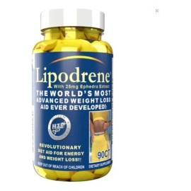 Termogénico Hi Tech Lipodrene Amarillo 90 Tabletas