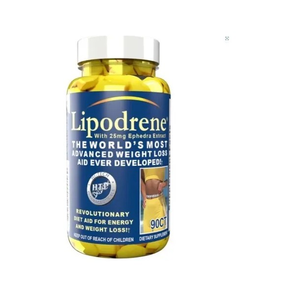 Termogénico Hi Tech Lipodrene Amarillo 90 Tabletas