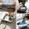 Automatic Water Dispenser for Dogs Slow-Drink,Splash-Proof Design