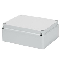 Gewiss GW44207 190mm Outdoor IP56 Junction Box Hinged Lid 190x140x70mm Plastic