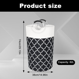 82L Laundry Collector, 82L Empty Bottle Collector, Laundry Hamper, Foldable Fabric with Aluminium Handles, Bottle Collection, Deposit Bottles, Storage, Waterproof for Kitchen, Garden, Camping
