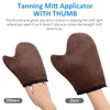 Boao 5 Pieces Self Tanning Mitt Applicator Kit, Includes Tanning