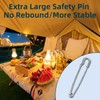 Safety Pins,55mm/2.17inch Large Safety Pins for Clothes,15 Pcs Sturdy Durable
