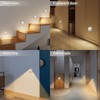 GCDFGV Rechargeable Motion Sensor Night Light, LED Motion Sensor Stair