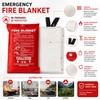 Emergency Fire Blanket for Home & Outdoor Safety – Fiberglass