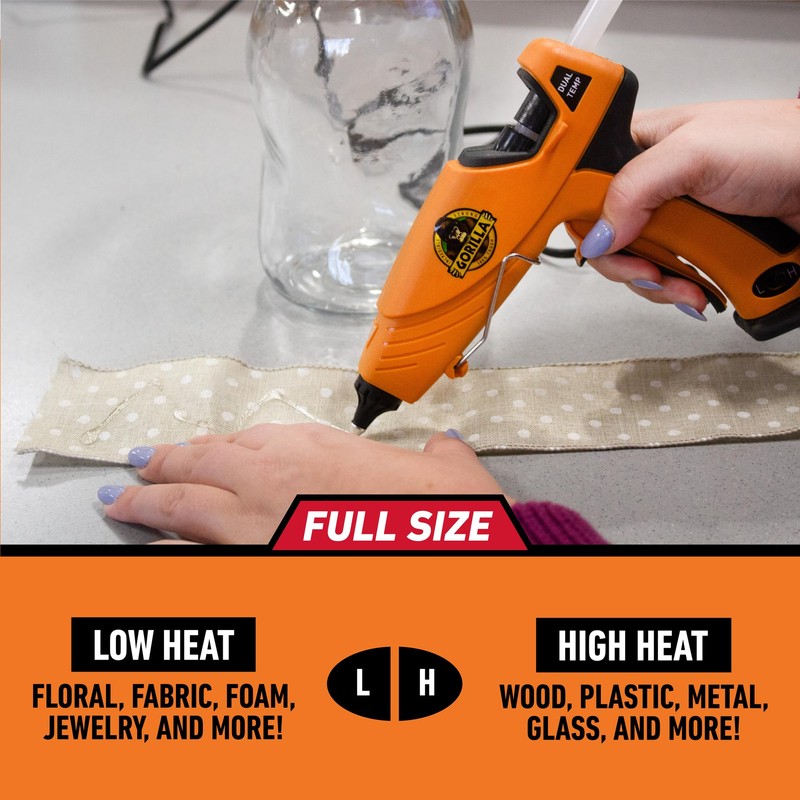 Gorilla Hot Glue Gun Kit (Pack of 1 Full Size