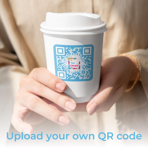 Custom QR Code Sticker - QR Code Labels for Business