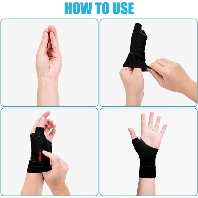 SUPEAK Wrist Thumb Compression Arthritis Gloves - Wrist Support Brace