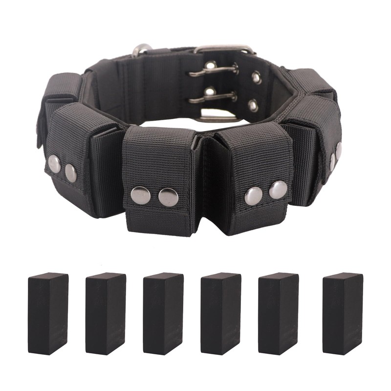 Walktime Tactical Weighted Dog Collar - Weights for Training &