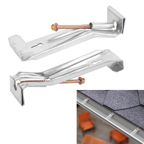 100 Pack Gutter Hangers, Gutter Hangers 5 Inch, Rain Gutter