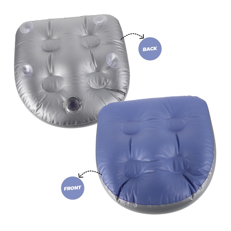 Healvian 2 Pack Inflatable Spa Bath Seat Comfortable Material for