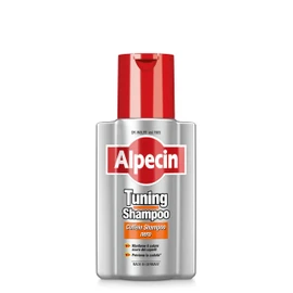 Alpecin Tuning Caffeine Shampoo 200 ml | Nourishes the Dark Colour of Hair and Promotes Natural Hair Growth, for Men, Unscented