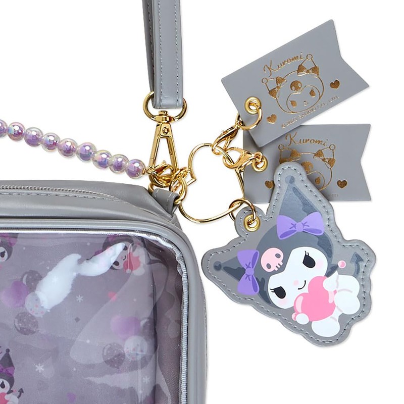 Sanrio Shoulder Bag Kuromi, Kuromi-chan, 5.5 x 8.7 x 3