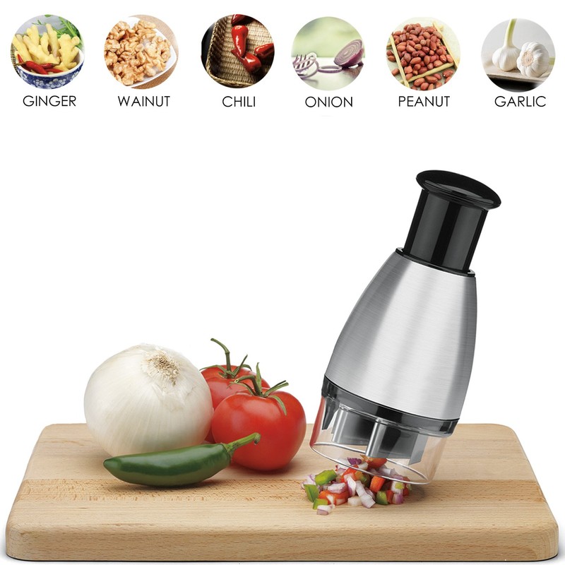 Best Utensils Premium Stainless Steel Chopper And Dicer Chop Veggies