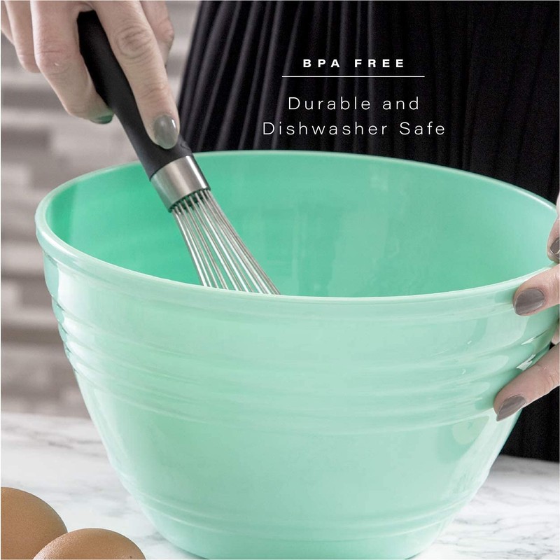 BINO | Mixing Bowl Set with Lids | Versatile Plastic