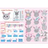 Avenir CH201750 Loopie Fun Bunny Bag Craft Kit, Grey and