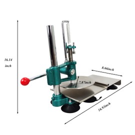 IntXanth Manual Pizza Dough Pastry Press Machine for Pancake Pie 7.87inch Diameter Household Commercial Lightweight