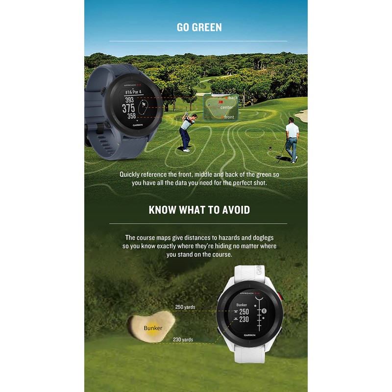 Garmin 010-02472-20 Golf Navi GPS Approach S12 Black