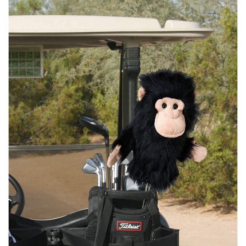 Daphne's Novely Headcover - Chimpanzee, Black