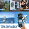 GOYERRNES Handheld Cup Anemometer with Compass, 93MPH Digital Wind Speed