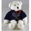 Clarke Tennis Bear w/Sweater Large White