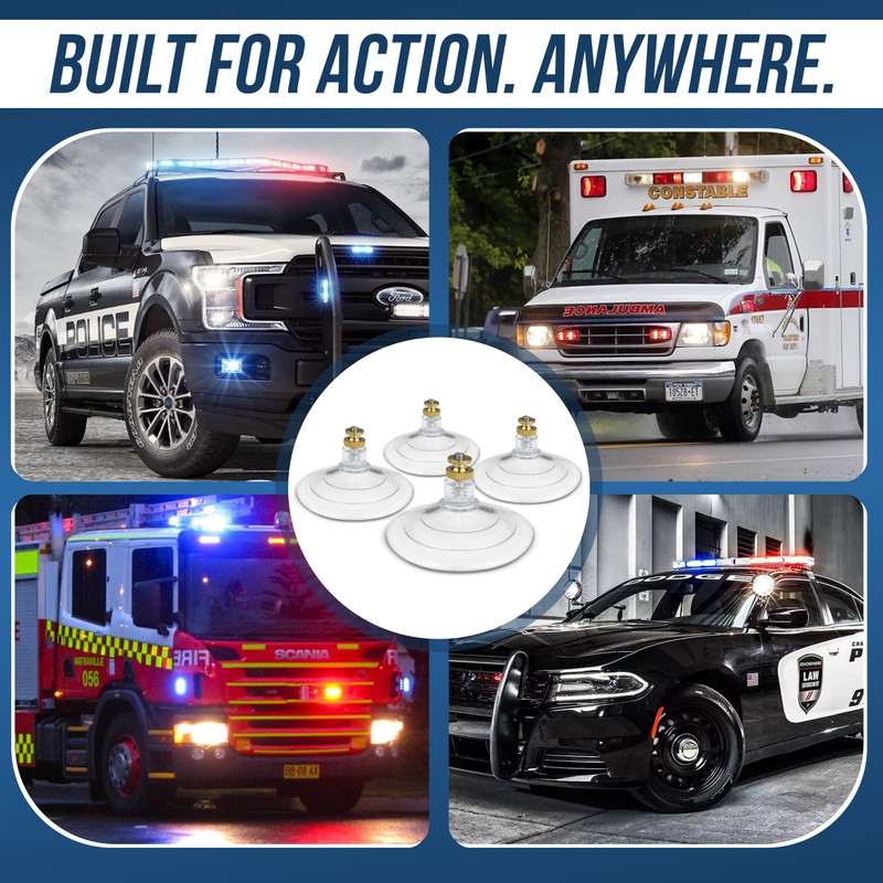 UBL Large Threaded Replacement Suction Cups - Windshield Suction Cup