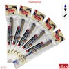 ELKOS BLUE Ballpoint Pens, 1.0mm Medium Point, Pack of 5,