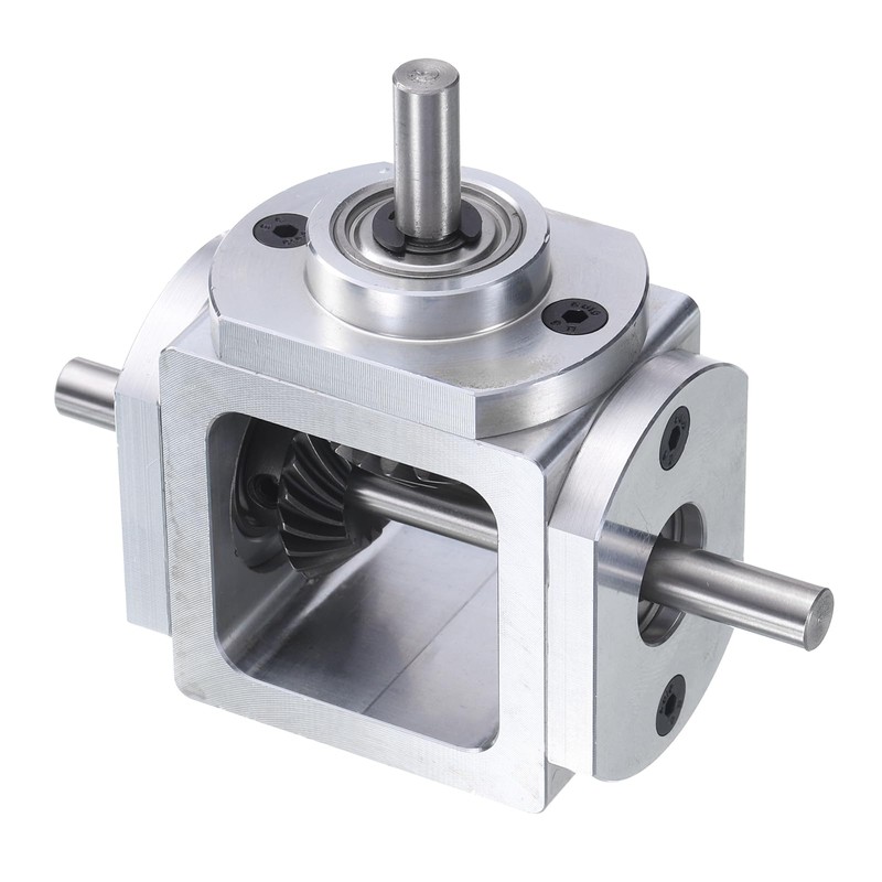 sourcing map Gear Box 90 Degree Right Angle Bevel Gearbox