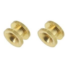 cyclingcolors 2 x Brush Cutter Thread Guide Diameter 4mm 11mm Height 9mm Garden Park Care with Brass Eyelet Head 2 Thread