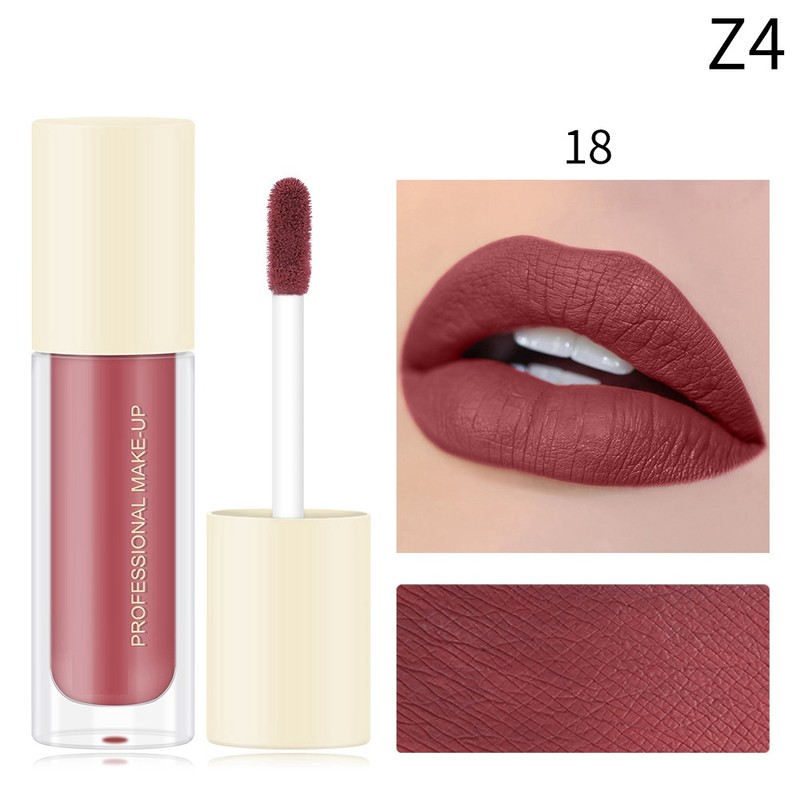 Matte Lip Gloss Long Lasting Waterproof Fashion Smooth Liquid Lipstick