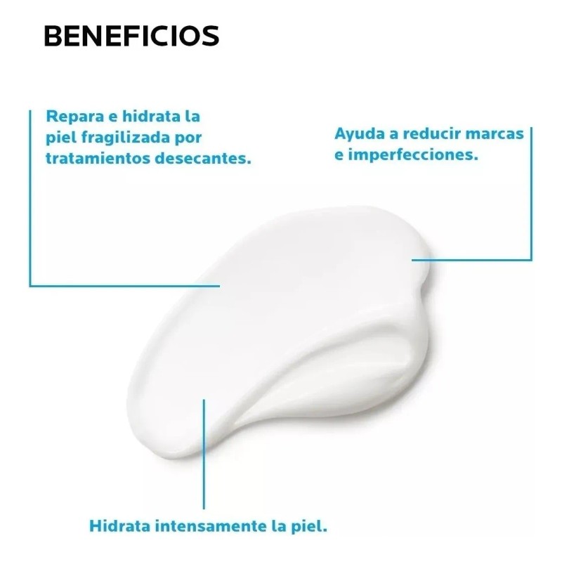Roche Posay 2pcs Iso Biome Effaclar Crema Hidratante40ml Todo Tipo