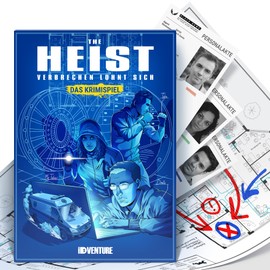 iDventure The Heist Bank Robbery in Real Time Live Mission Game. Crime Scene Detective Game, Crime Game, Escape Room Game for Home