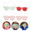 COLLBATH 4pcs Portable Eye Pads Decorative Wear-resistant Eye Masks for