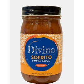 Divino Foods Sofrito Simmer Sauce - Ready to eat Latin & Carribean Flavored Tomato Base Cooking Sauce