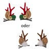 Reindeer Hair Clips - Christmas Hair Clip in Random Version