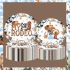 My 1st Rodeo Western Cowboys Birthday Paper Plates My First