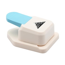 MJFUNTXY Large Craft Corner Punch - Triangular Flower Pattern, Portable Paper Cutter for Scrapbooking, Card Making, DIY Crafts, Lever Action