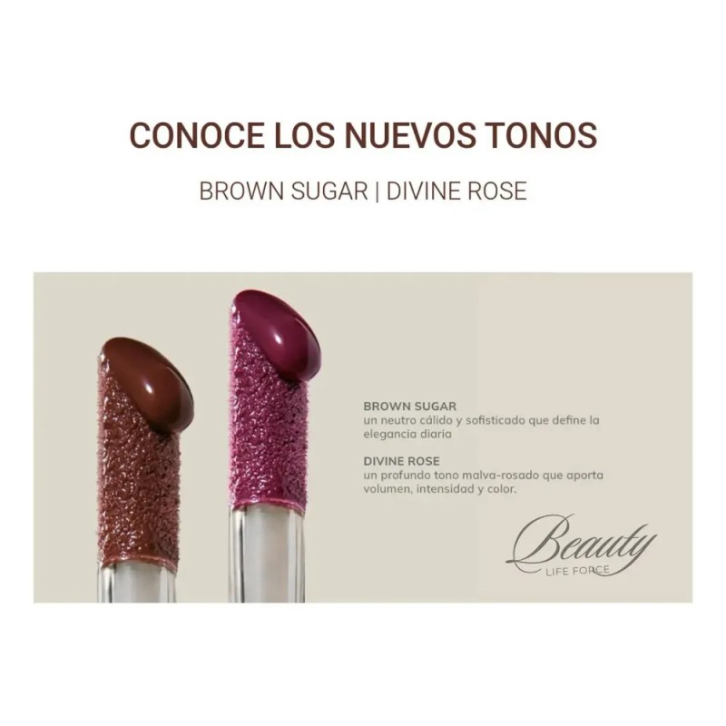 Labial Gloss Voluminizador Farmasi Lip Plumper Brown Sugar