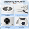 Ultrasonic Retainer Cleaner Machine, Professional Dental Appliance Cleaning Device. 3