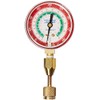 Yellow Jacket 40331 Red Pressure Gauge with 19110 Quick Coupler