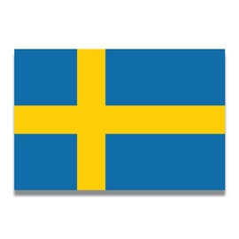 Magnet Me Up: Sweden Swedish Flag Car Magnet - 4x6 Inches - Heavy-Duty Automotive Magnet for Car, Truck, SUV - Show Scandinavian Pride - Perfect for Vehicles