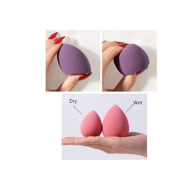 SINEN Juego de 4 esponjas de maquillaje para uso seco