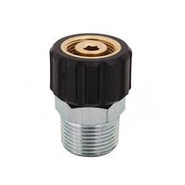 Ultimate Washer - Adaptador de repuesto para varita telescópica (M22) de 3/4 pulgadas MNPT tipo tornillo similar a 85.791.025; compatible con la varita telescópica de presión BE modelo 85.206.424L